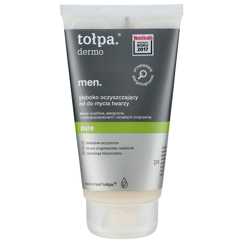 Tolpa, Dermo Men Pure Hloubkově čIsticí Gel Na Obličej