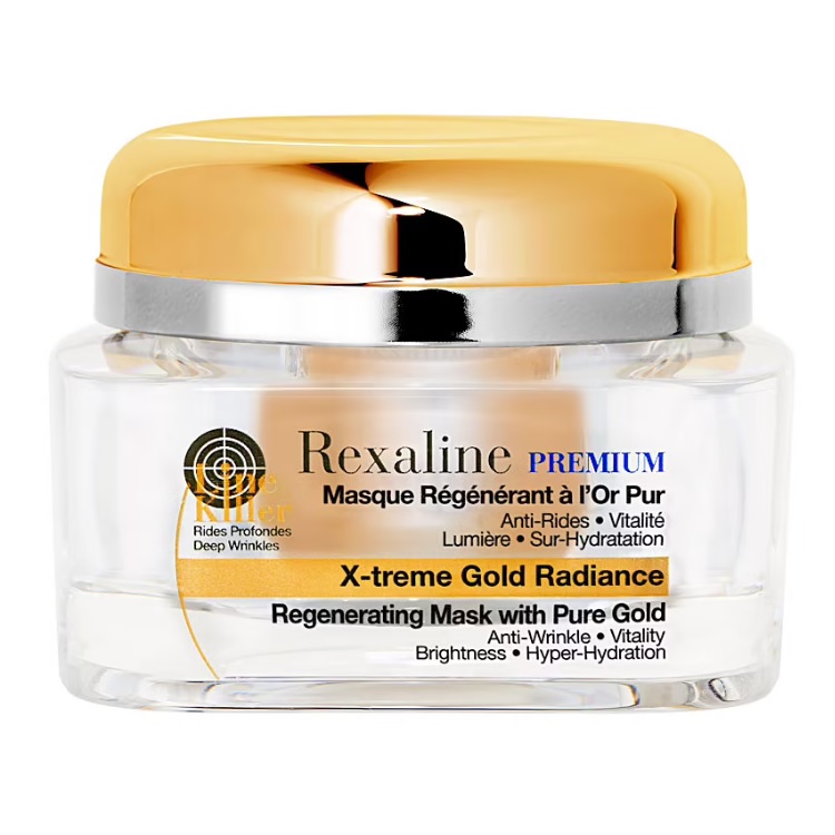 Line Killer X-Treme Gold Radiance Regenerační Pleťová Maska S čáStečkami Zlata 50 ml