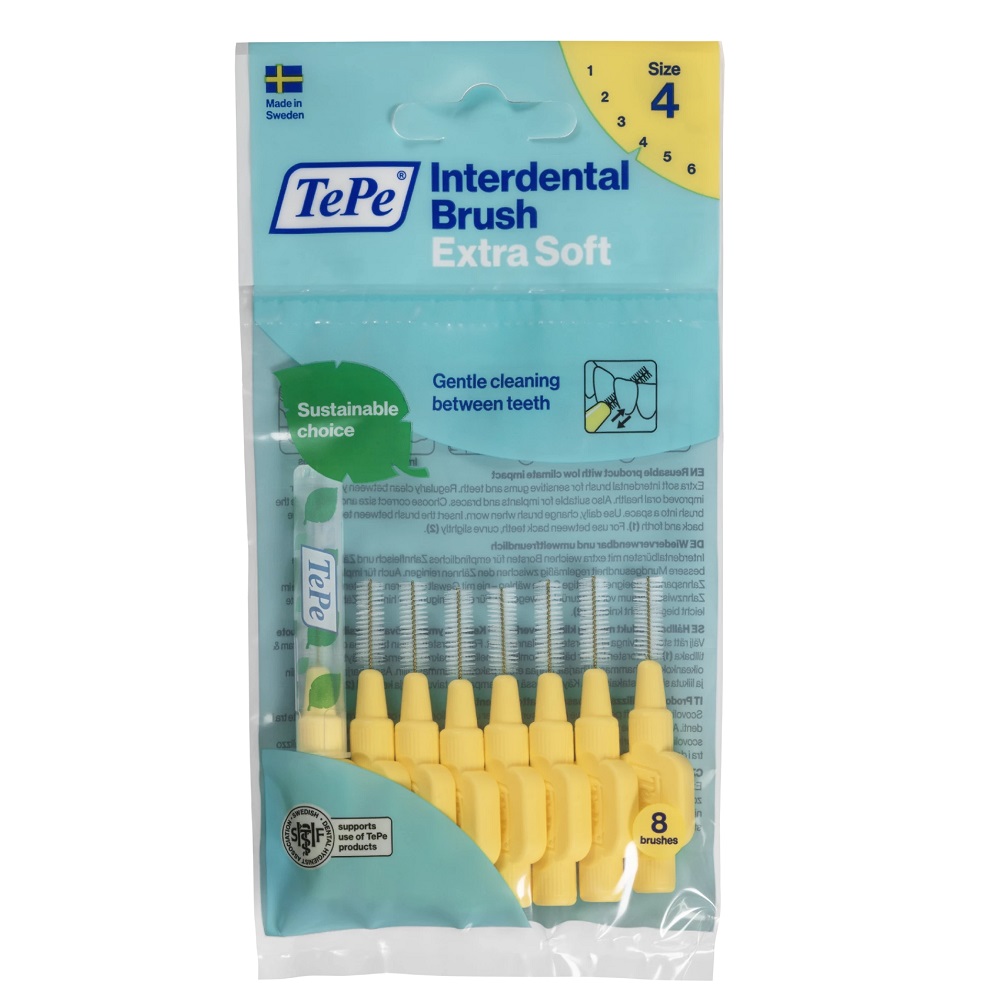 Extra Měkké Mezizubní Kartáčky 0,7 Mm Světle žLuté