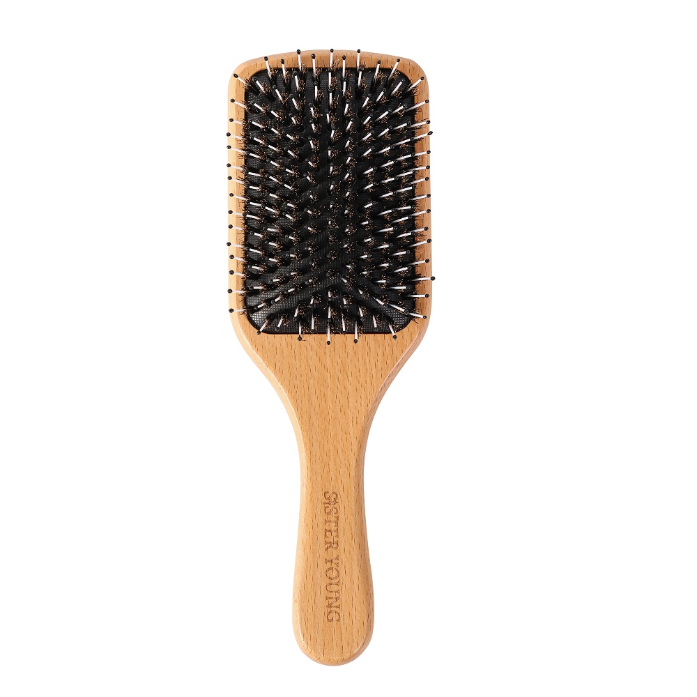 Vera Hair Brush Dřevěný Kartáč Na Vlasy