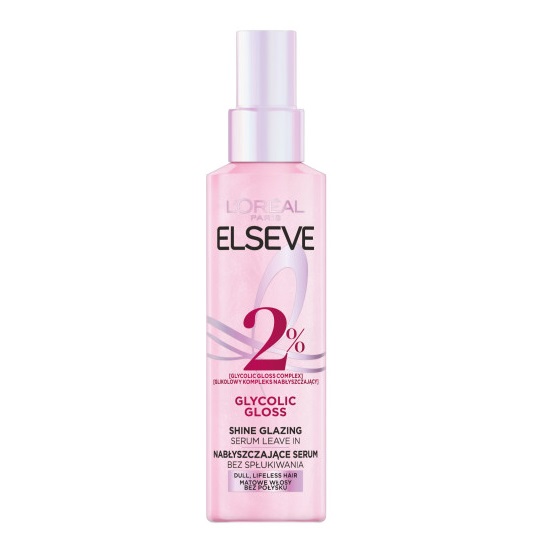 Elseve Glycolic Gloss Bezoplachové Sérum Pro Lesk Matných Vlasů 150 ml