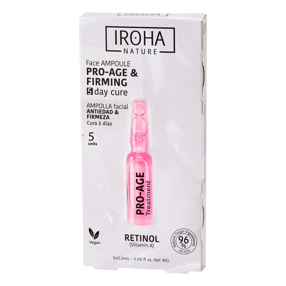 Retinol Pro-Age Face Ampoule Proti Stárnutí A Zpevnění Obličeje S Retinolem 5x1