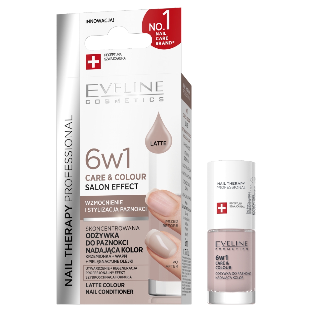 Nail Therapy Professional 6w1 Care & Colour Koncentrovaný Kondicionér Na Nehty Latte