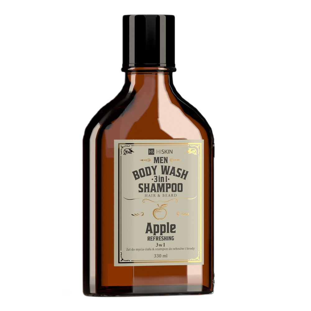 Pánské Mytí Těla A šAmpon Na Vlasy A Vousy Whisky 3v1 Apple 330 ml