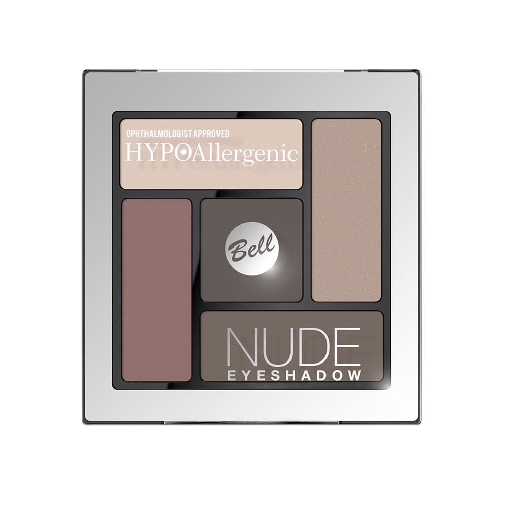 HypoAllergenic Nude Eyeshadow Hypoalergenní Saténové Krémové Oční Stíny 01