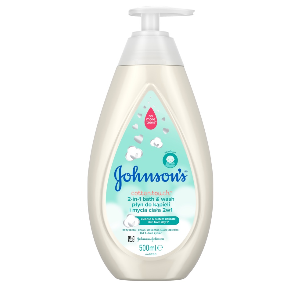 Johnson's Cotton Touch Koupel A Tělové Mytí 2v1
