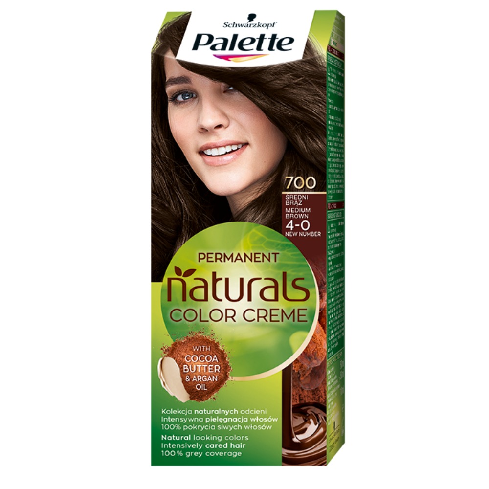 Permanent Naturals Color Creme Permanentná Farba Na Vlasy 700/ 4-0 Stredne Hnedá