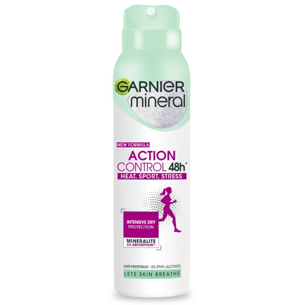 Mineral Action Control Antiperspirant Ve Spreji