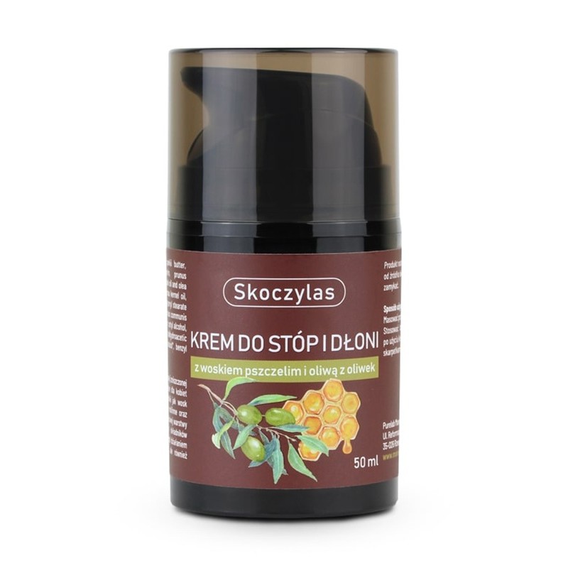 Krem Do Stóp I Dłoni S Včelím Voskem A Olivovým Olejem 50 ml