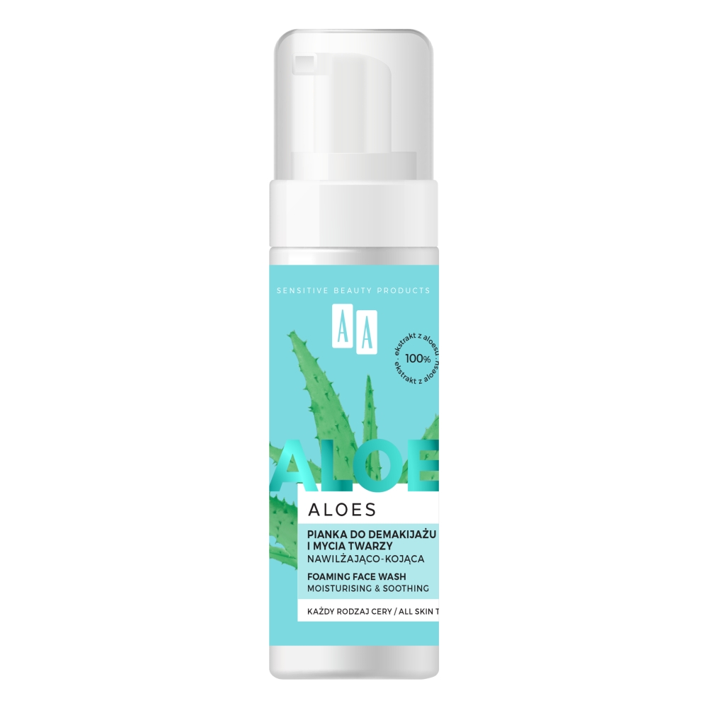 _Aloe 100% Výtažek Z Aloe Vera Odličovací A Mycí Pěna Na Obličej