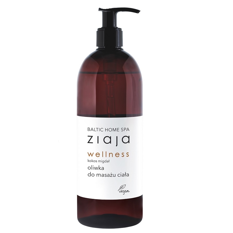 Baltic Home Spa Wellness Tělový Masážní Olej Kokosová Mandle 490 ml