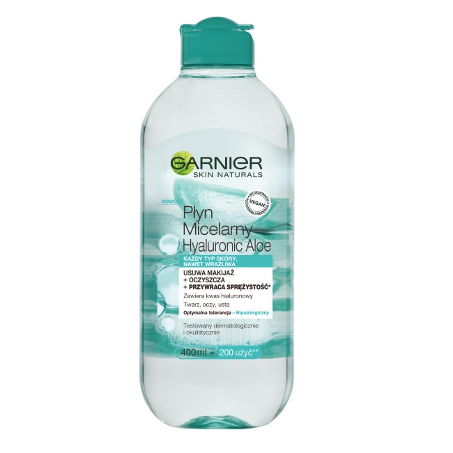 Hyaluronic Aloe Micelární voda Pre Všetky Typy Pleti 400 Ml