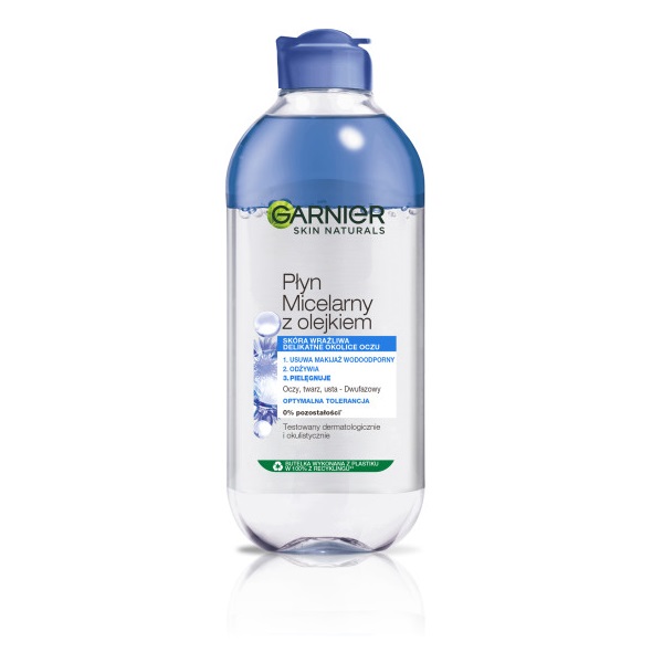 Skin Naturals Ošetrujca Micelární voda S Výťažkom Z Chrpy 400 Ml