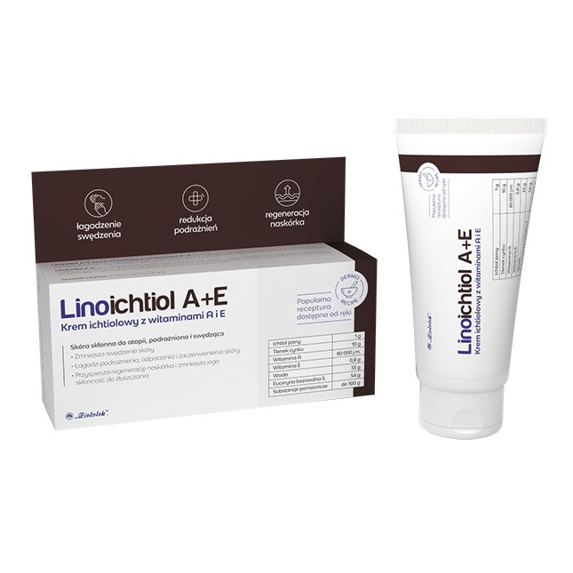 Linoichtiol A+E Ichtyolový Krém S Vitamíny A A E