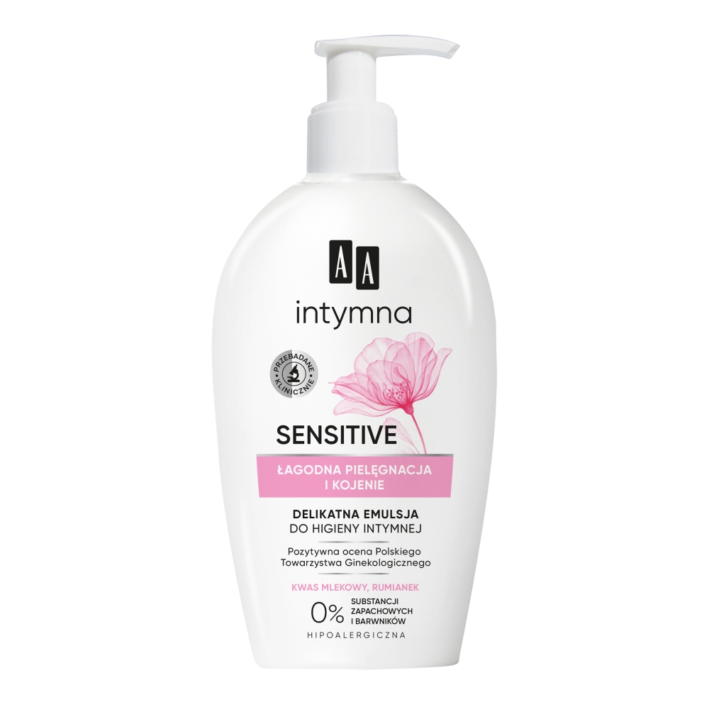 Intimní Ochrana A Péče Sensitive Emulze Pro Intimní Hygienu Dávkovač