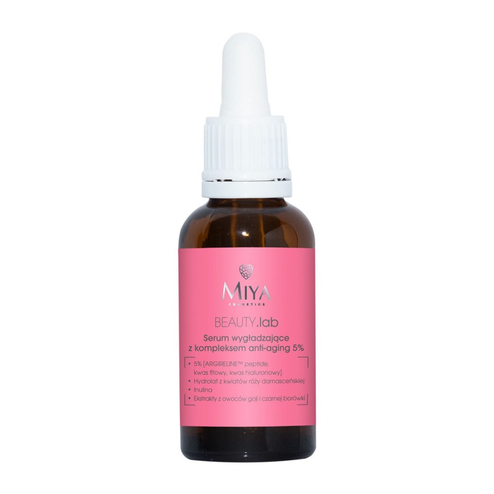 MIYA_Beauty Lab Vyhlazující Sérum S Anti-Aging Komplexem 5% Pro Citlivou A Cévní Pleť A Oční Okolí