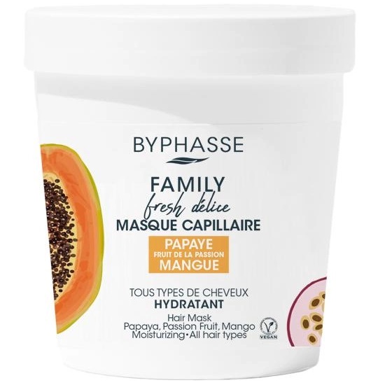 Family Fresh Delice Maska Pro Všechny Typy Vlasů Papaya & Passion Fruit & Mango