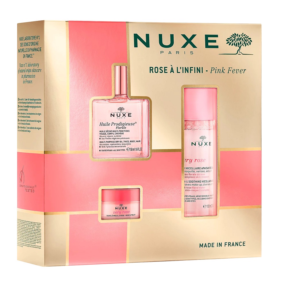 Zestawy Prezentowe Dla Kobiet Rose A L'infini Pink Fever Sada: Upokojujúca Micelárna Vo…