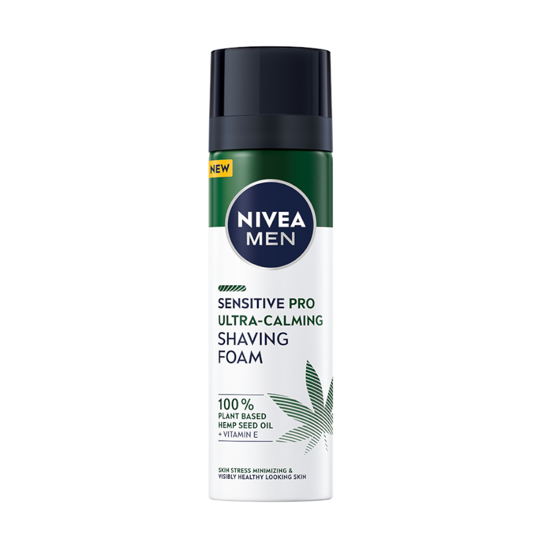 Pěna Na Holení Pro Muže Sensitive Pro Ultra-Calming S Konopným Olejem 200 ml