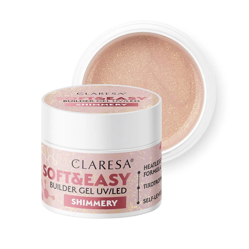 Soft&Easy Builder Gel – Modelovací Gél Shimmery