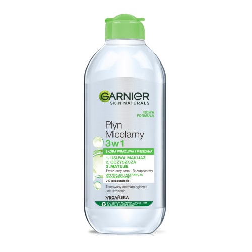 Skin Naturals Micelární voda Skóra Normalna I Mieszana 400 ml