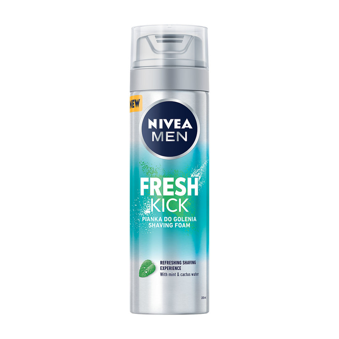 Pánska Osviežujúca Pena Na Holenie Fresh Kick 200 Ml