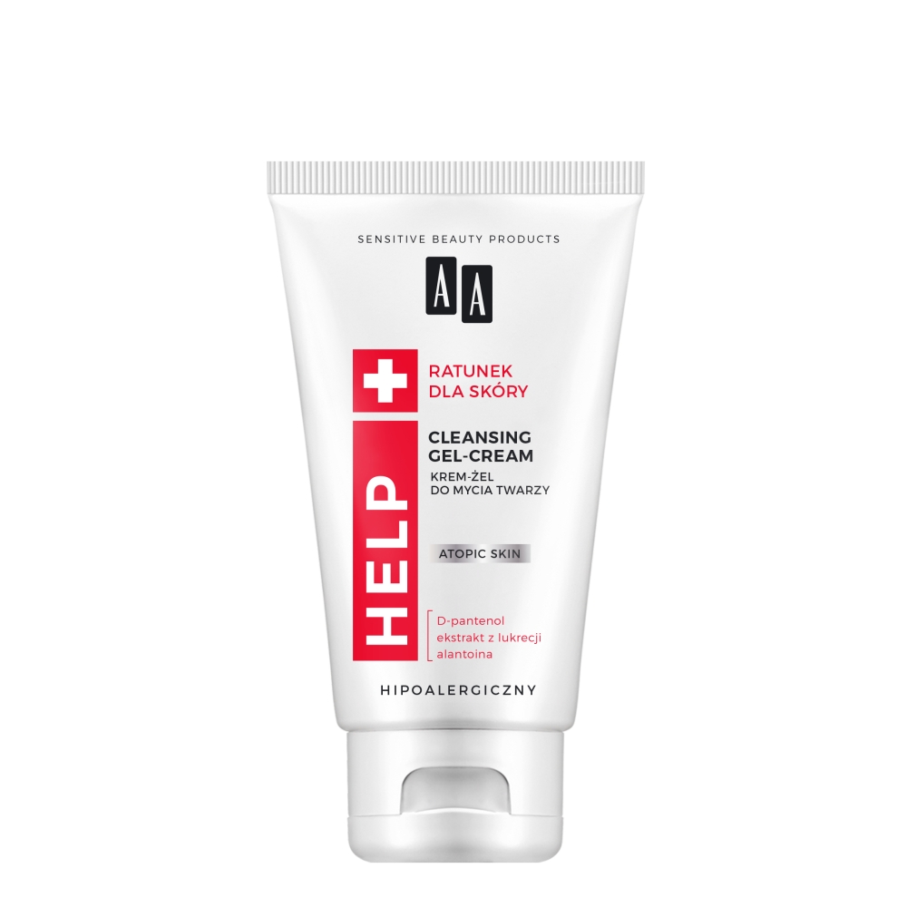 Help Cera Atopowa Bezparfémový Krémový Gel Na Mytí Obličeje 150 ml