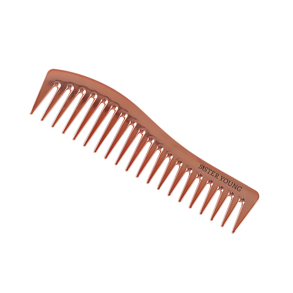 Zuri Styling Hair Comb Růžově Zlatý Hřeben Do Vlasů