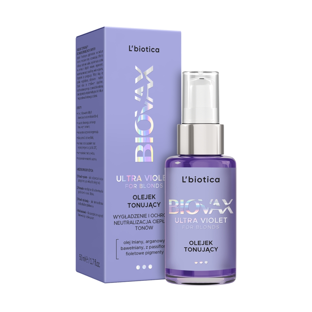 Biovax Ultra Violet For Blonds Tonizační Olej 50 ml