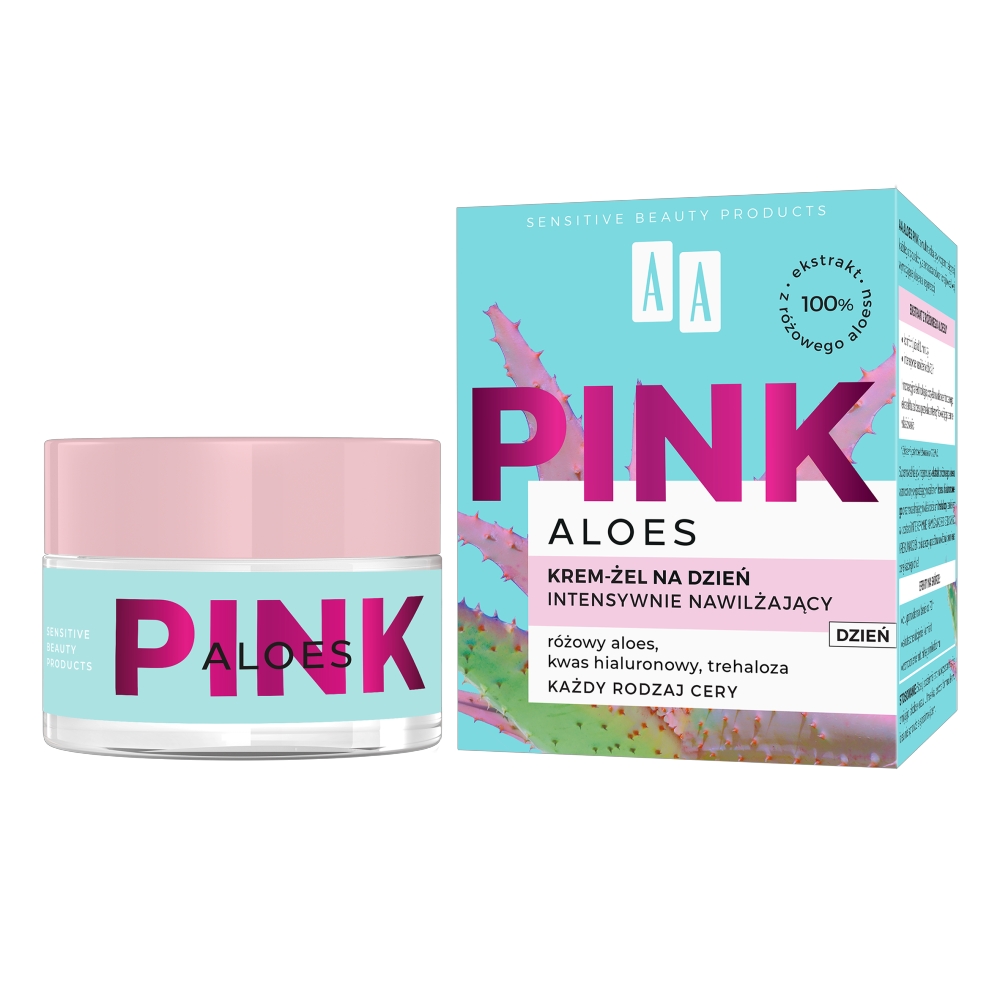 Aloe Pink Intenzívny Hydratační Gél Denní krém 50ml