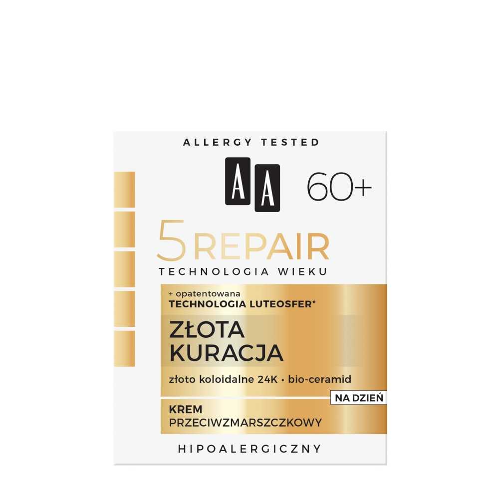 Age Technology 5Repair 60+ Golden Treatment Denní krém Proti Vráskam 50ml