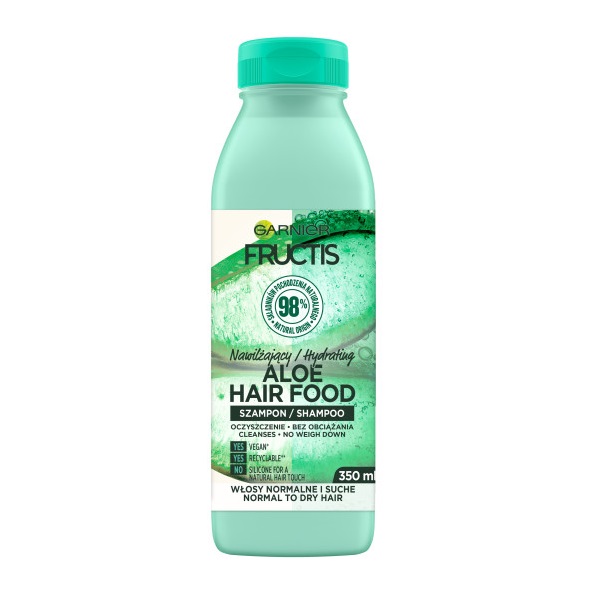 Fructis Aloe Hair Food Hydratační šAmpon Pro Normální Až Suché Vlasy 350 ml