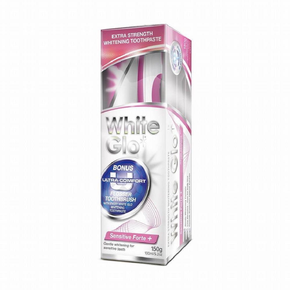 Sensitive Forte+ Bělící Zubní Pasta Pro Citlivé Zuby + Zubní Kartáček 100 ml