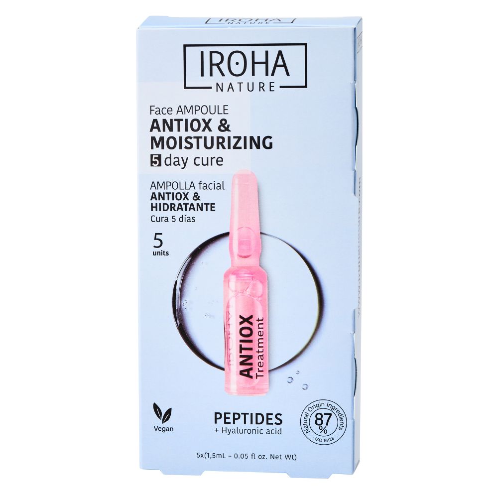 Peptides Antiox Face Ampoule Antioxidační A Hydratační Peptidové Ampule Na Obličej 5x1 7.5 ml