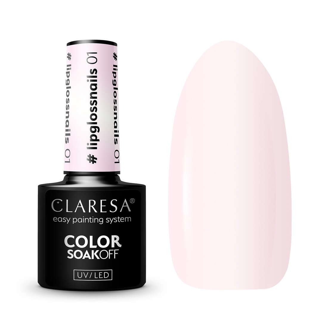 Color Soak Off UV/LED Lipglossnails Hybridní Lak Color Soak Off UV/LED Lipglossnails 01 5 g