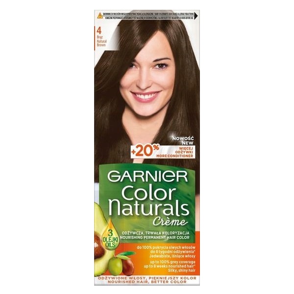 Color Naturals Krémová Barva Na Vlasy 4 Brown