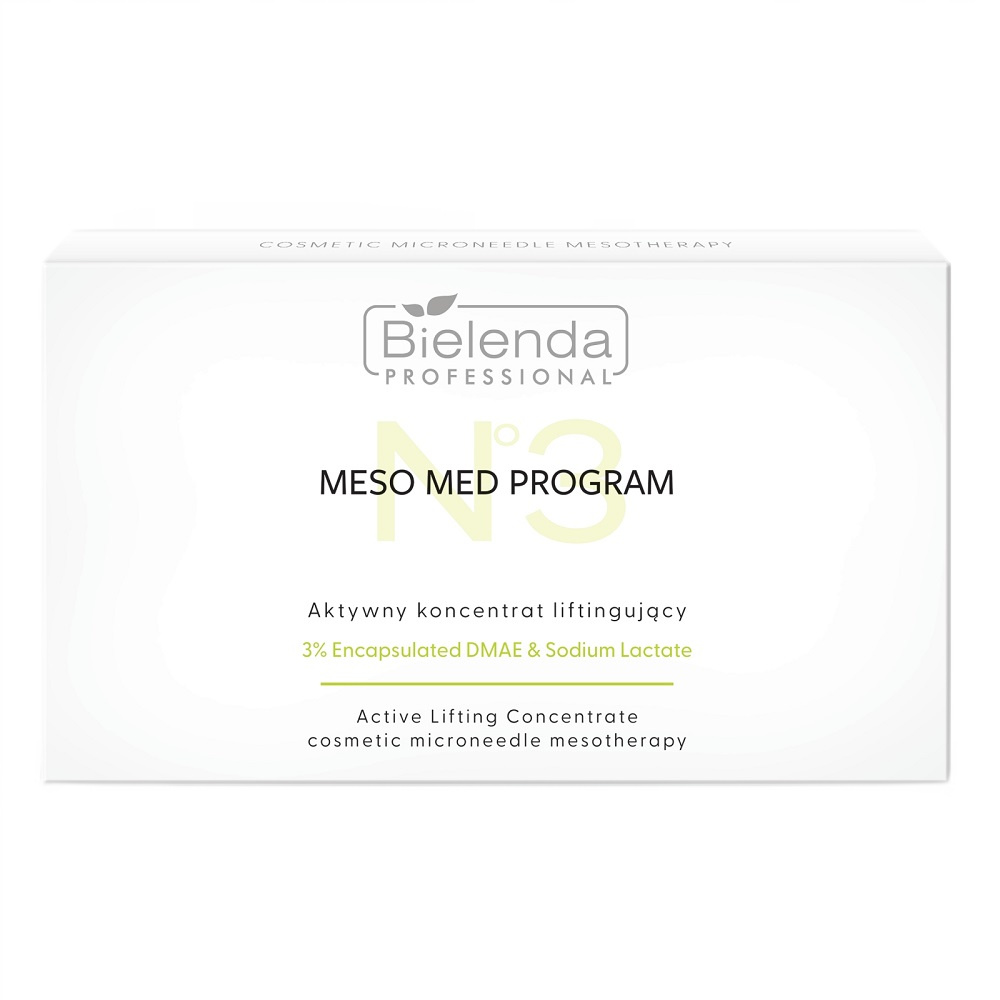 Meso Med Program Aktivní Liftingový Koncentrát S 3% Zapouzdřeným DMAE