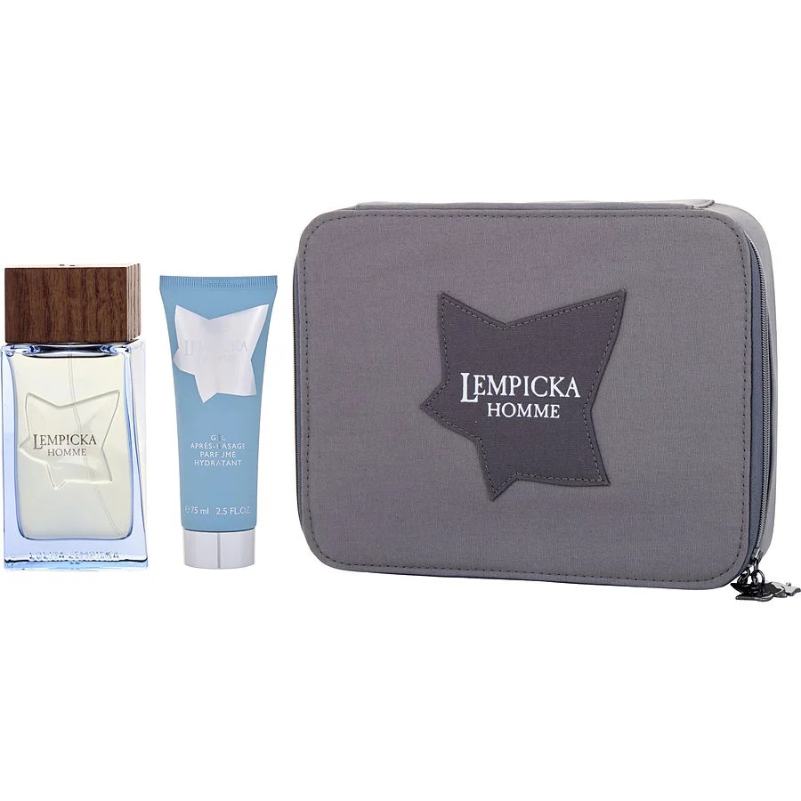 Lempicka Homme Set WC Voda 100ml + Holandský Gél 75ml + Kozmetická Taštička