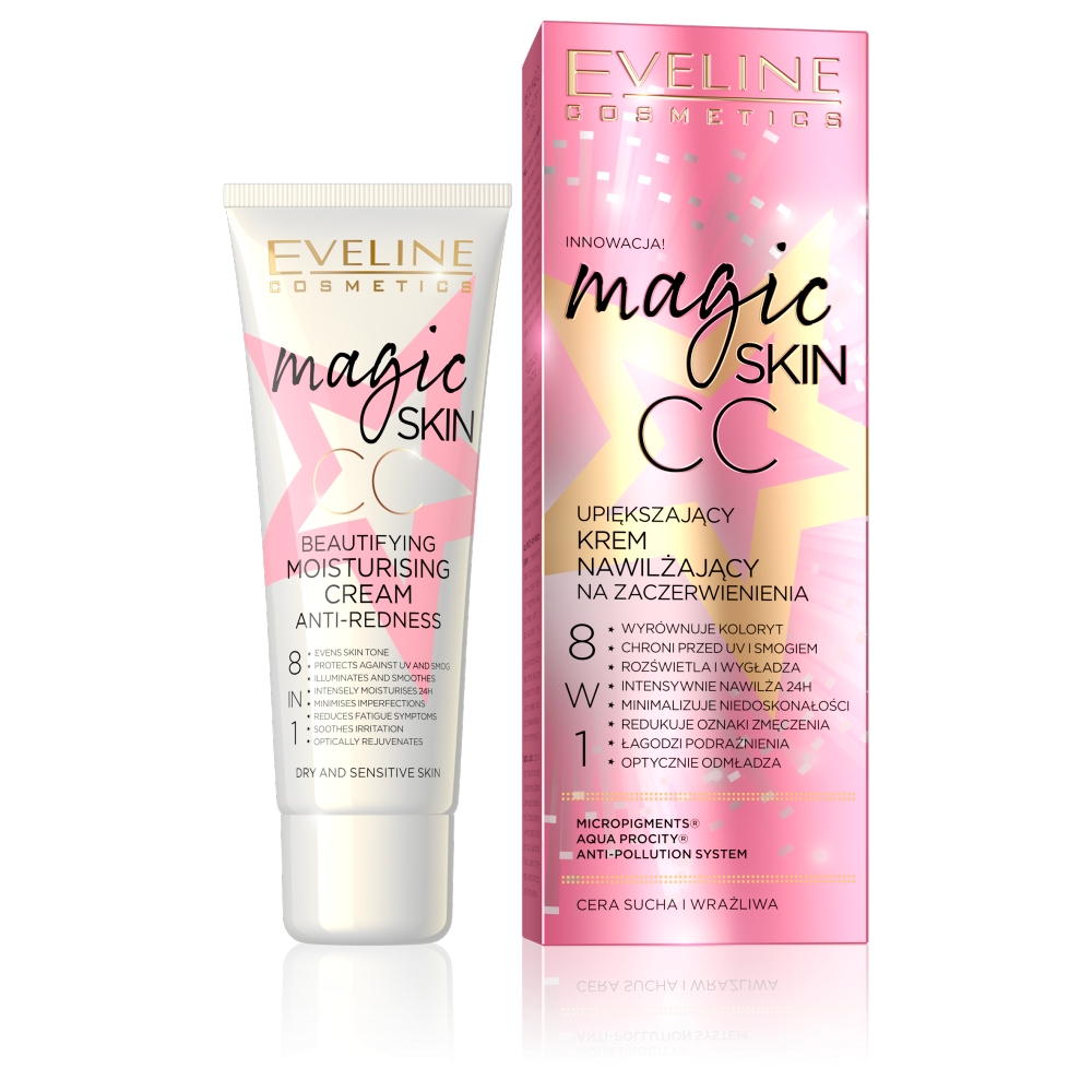Magic Skin CC – Zkrášlující Hydratační Krém Proti Zarudnutí 50 ml