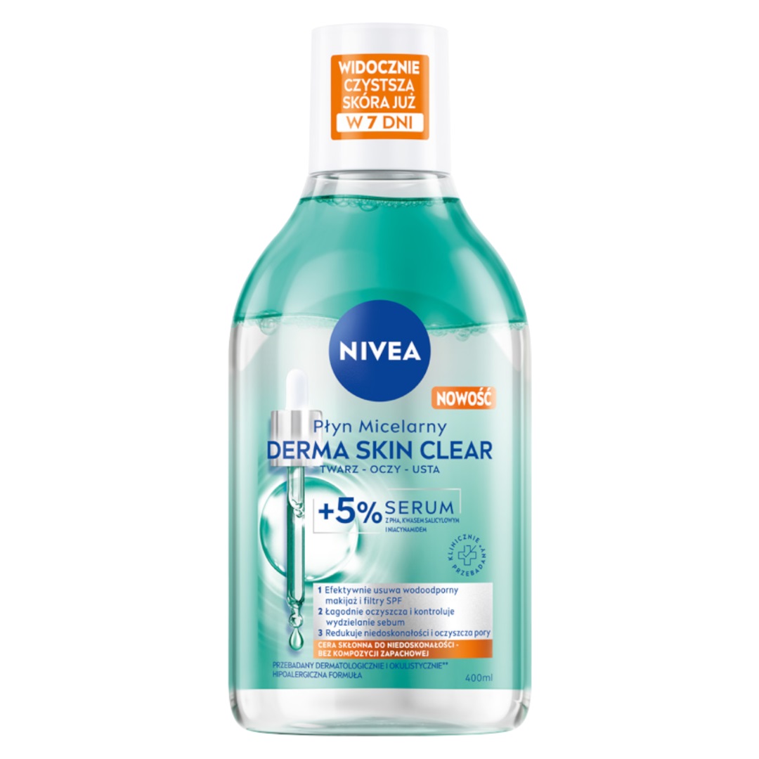 Derma Skin Clear Micelárny Odličovač S 5% Sérom 400 Ml