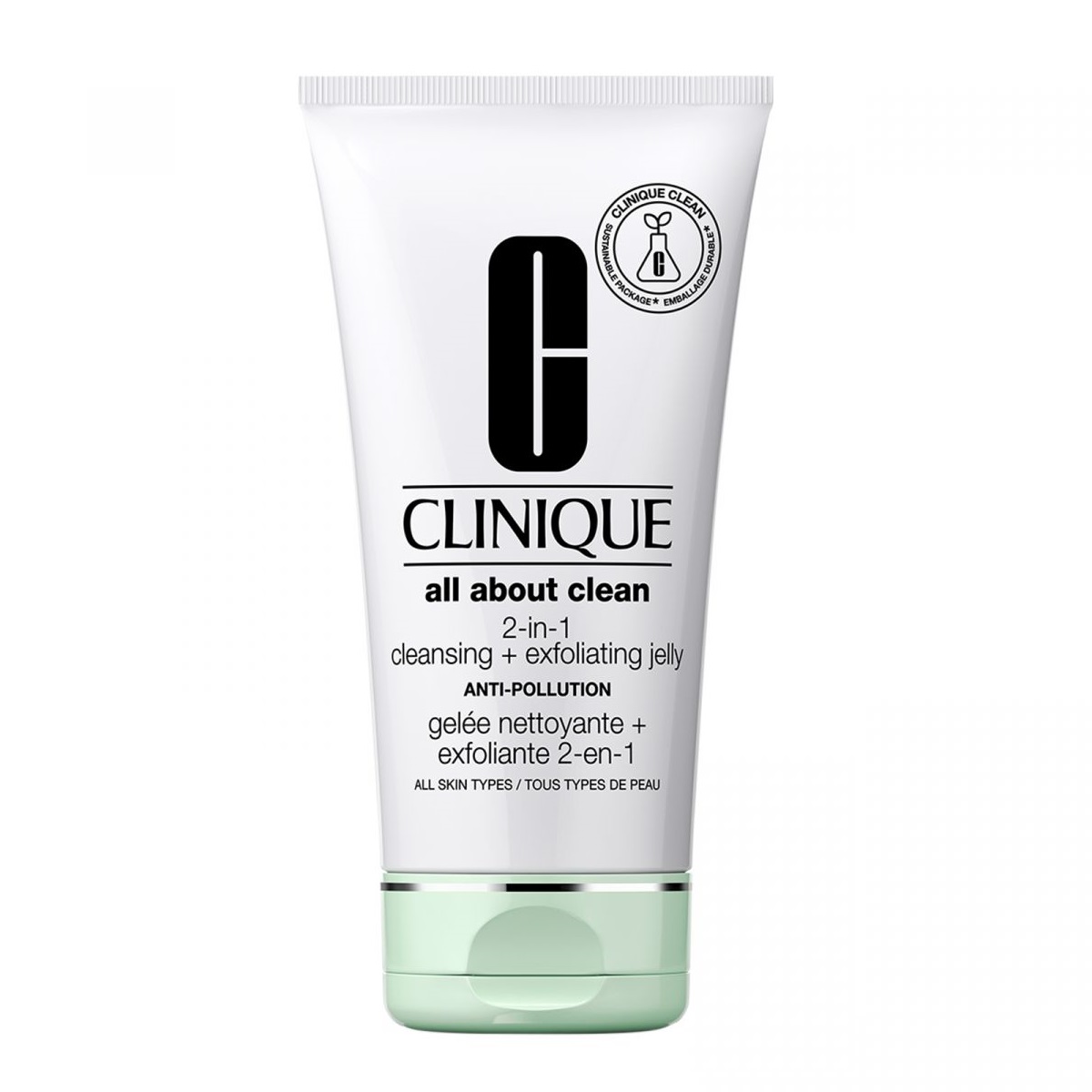 All About Clean 2 V 1 ČIštění + Exfoliating Jelly Hloubkové čIštění Obličeje 2 V 1