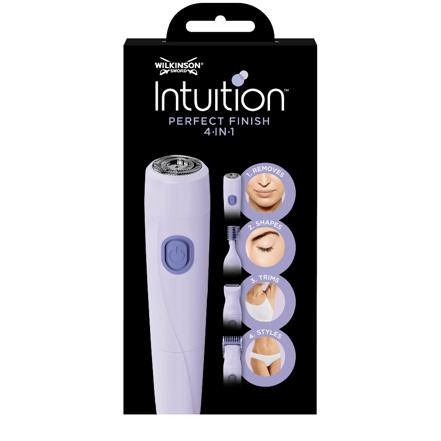 Intuition 4v1 Perfect Finish Holiaci Strojček Na Tvár A Telo Pre žEny So šTyrmi Vymeniteľnými Krytmi