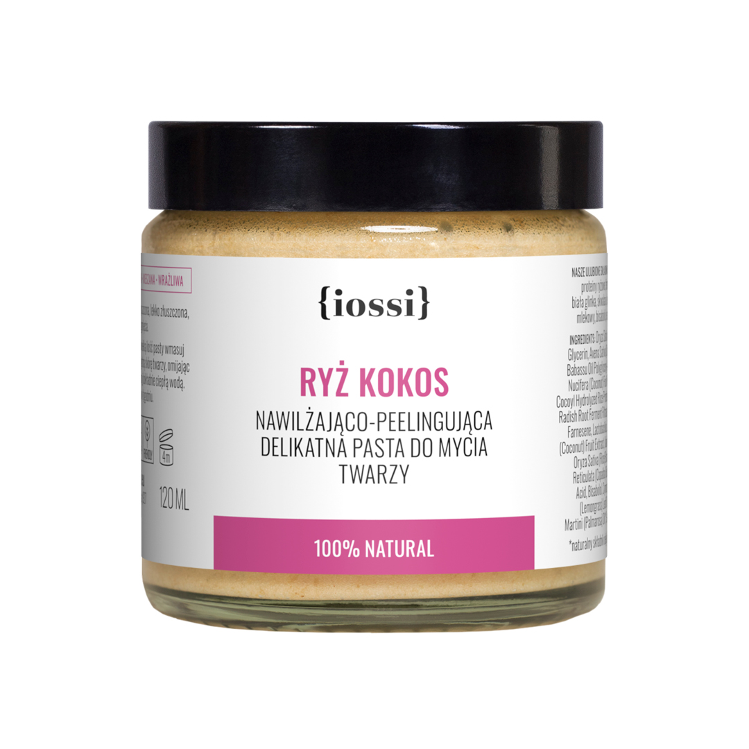 Oczyszczanie Hydratační A Exfoliační Jemný čIsticí Gel Na Obličej S Rýží A Kokosem