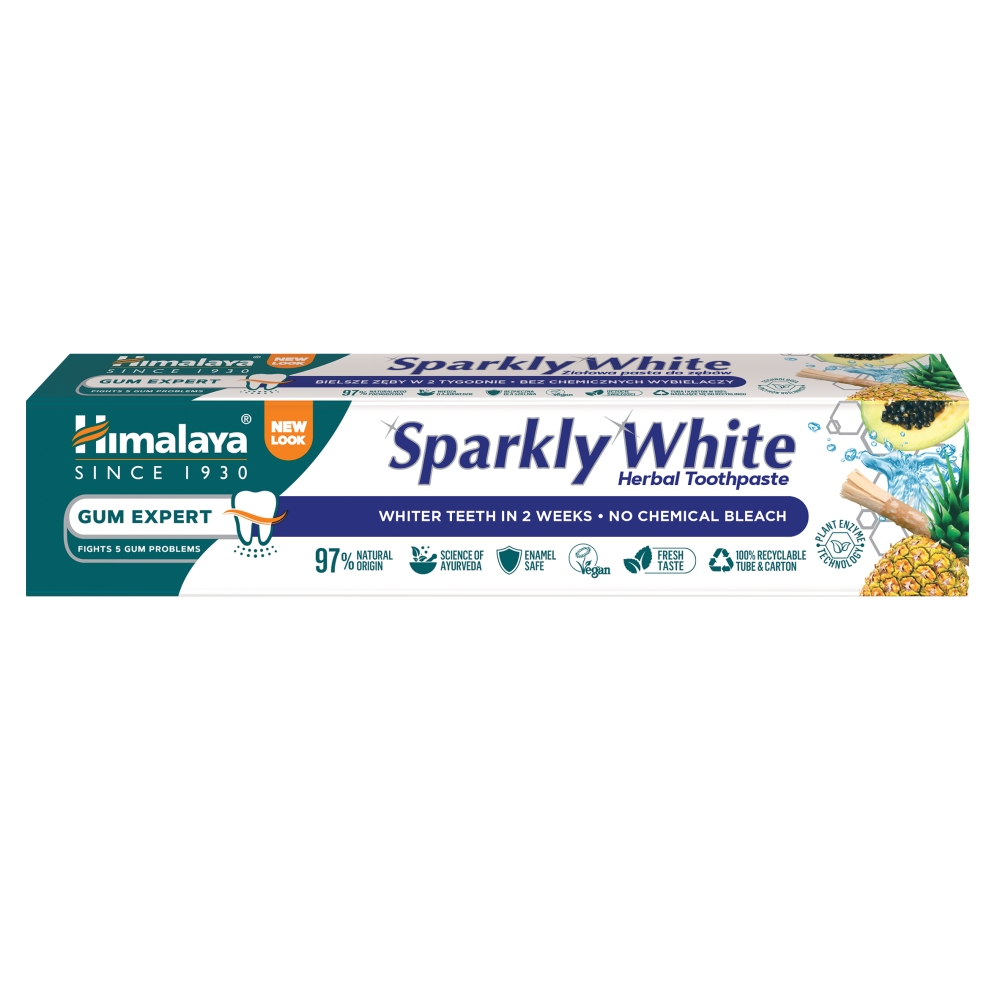 Trvalá Bieliaca Pasta Sparkly White 75 Ml