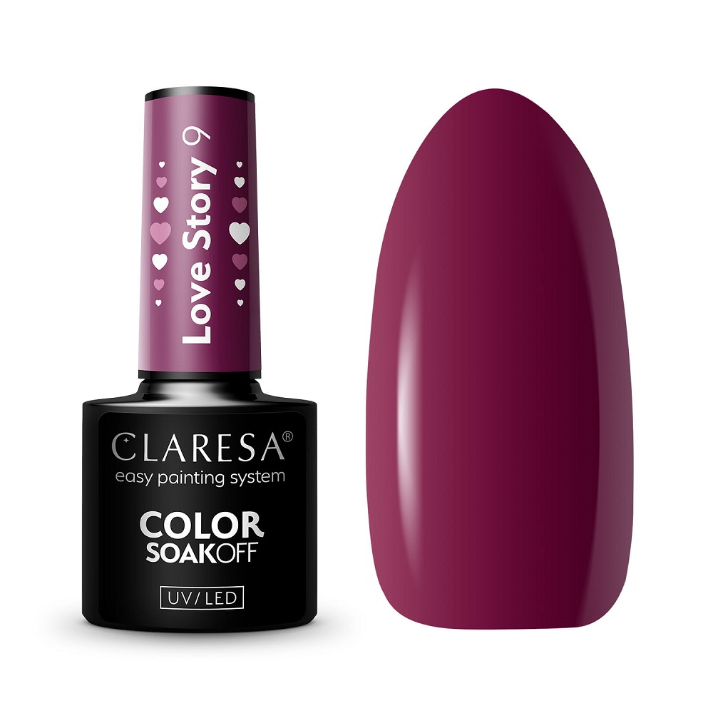 Color Soak Off UV/LED Love Story Color Soak Off UV/LED Hybridní Lak Love Story 9 5 g
