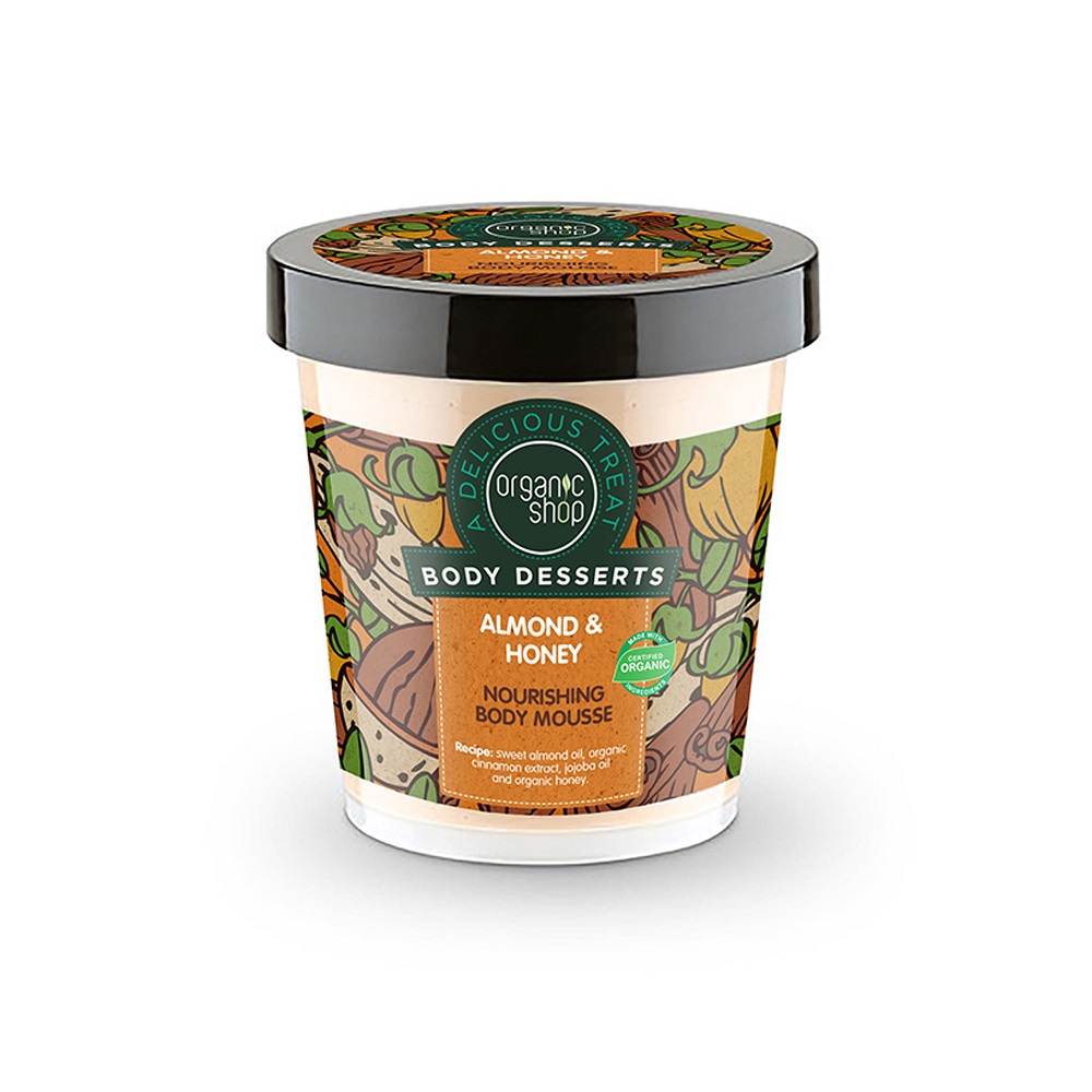 Body Desserts Vyživující Tělová Pěna Mandle A Med 450 ml