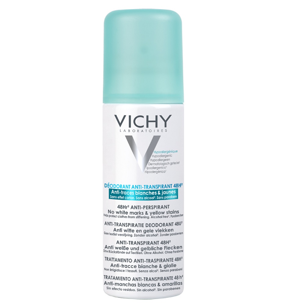Deodorant Antiperspirant Ve Spreji 48h Proti Stopám Na Oblečení 125 ml
