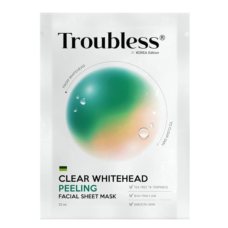 Facial Sheet Mask Clear Whitehead Peelingová Pleťová Maska 25ml