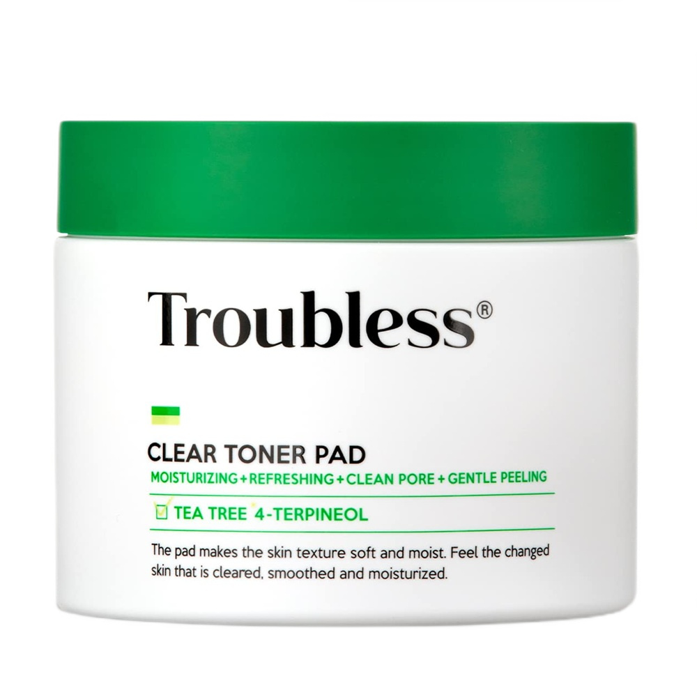 Tea Tree + 4 Terpineol Průhledné Tonizační Polštářky S Peelingovým Efektem .