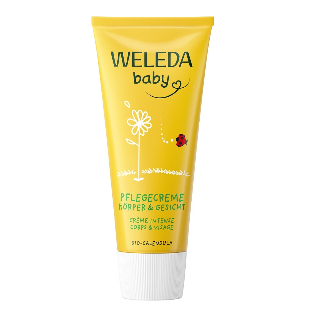 Calendula Baby Dětský Krém Na Tělo A Obličej S Měsíčkem Lékařským 75 ml
